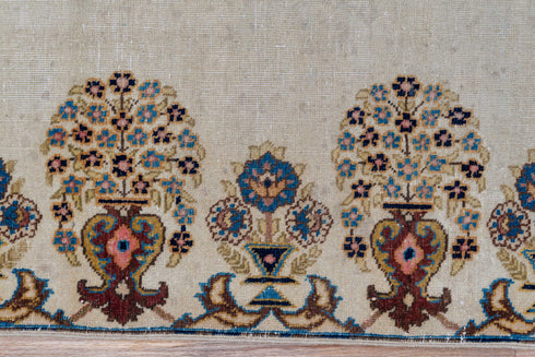 Antique Tabriz Runner Rug (2' x 13')